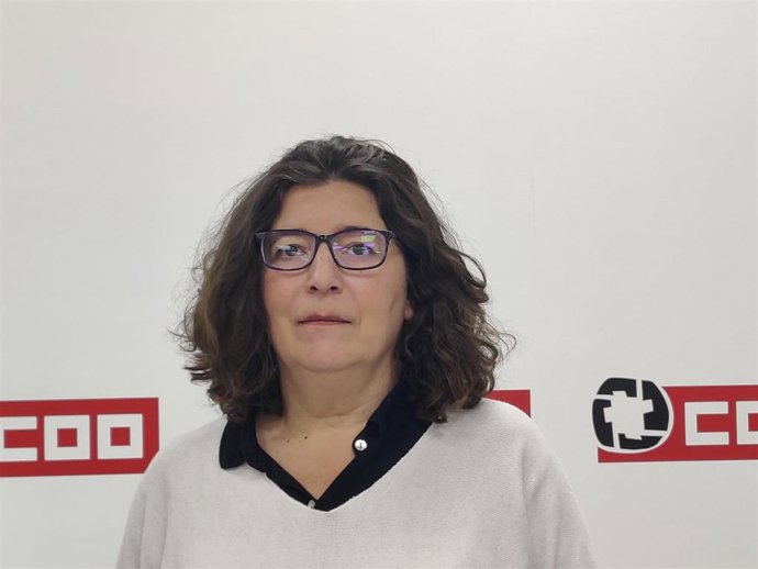 Archivo - La secretaria general de CCOO Euskadi, Loli García