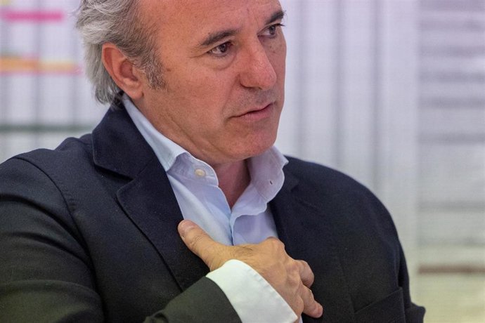 Archivo - El presidente del Gobierno de Aragón, Jorge Azcón, 