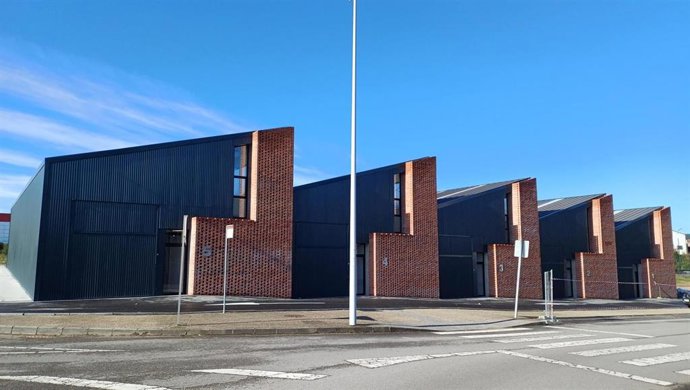 Naves de Gijón Impulsa en el polígono industrial de Lloreda, en Gijón.