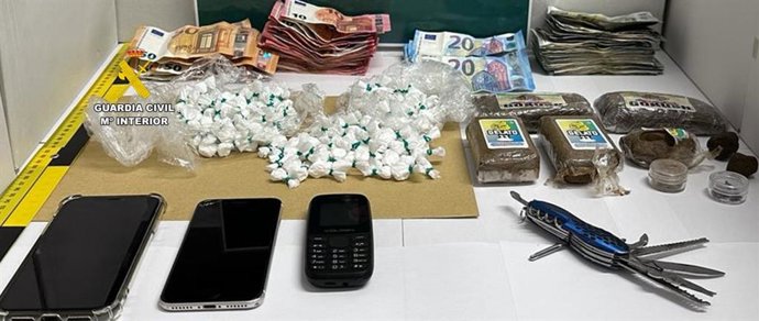 Drogas incautadas en Santa Eulria