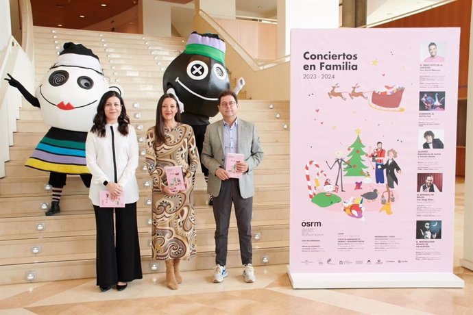 La consejera Carmen Conesa, en la presentación de los Conciertos en Familia de la Orquesta de la Región de Murcia