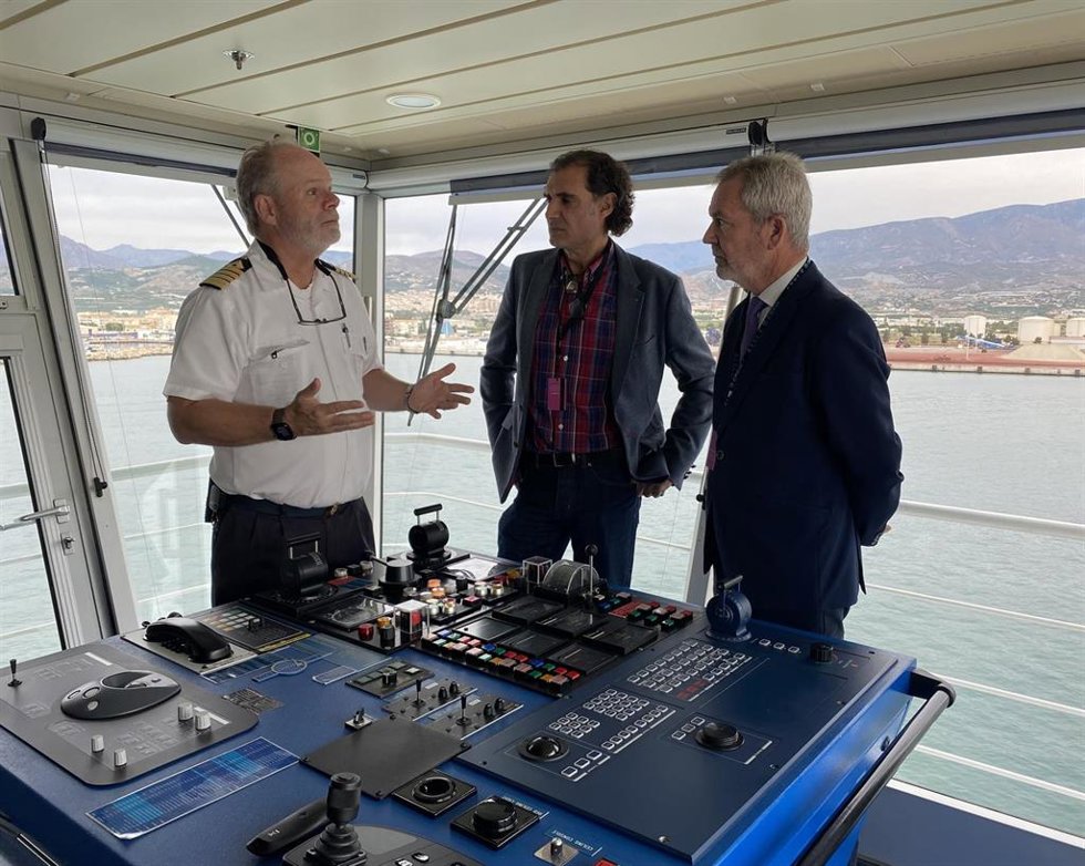 Llegada en el Puerto de Motril
