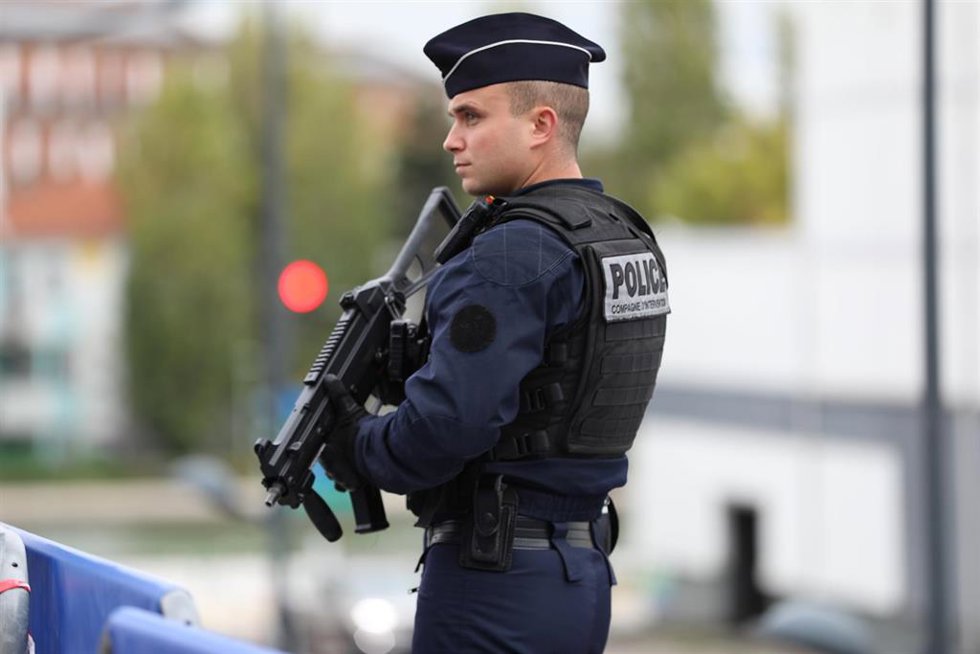 Imagen de archivo de un policía de Francia. 