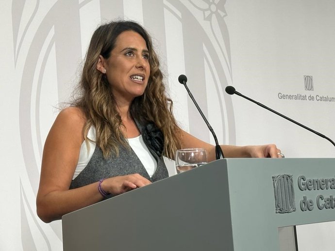 La portavoz del Govern, Patrícia Plaja