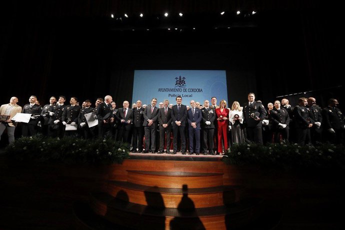 La Policía Local de Córdoba celebra el acto con motivo de la festividad de su patrón, San Rafael Arcángel.