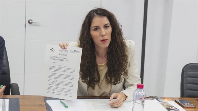 La diputada de Vox en el Parlamento andaluz Purificación Fernández