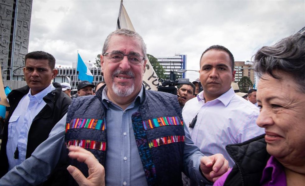 El presidente electo de Guatemala, Bernardo Arévalo.