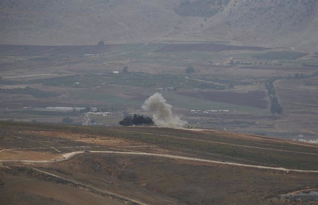 Imagen de archivo de un ataque israelí contra objetivos en Líbano. 