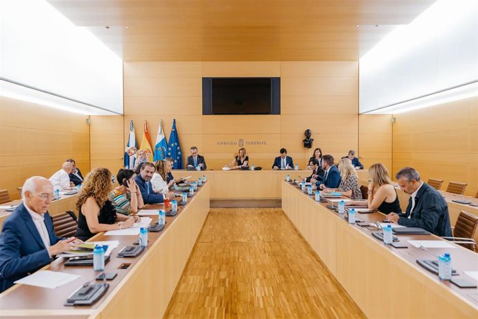 Imagen del Consejo de Gobierno del Cabildo de Tenerife