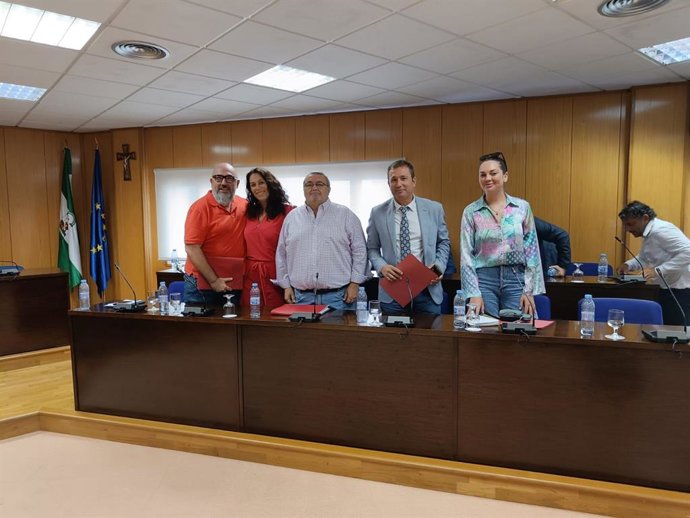 Concejales del PSOE de Roquetas de Mar (Almería).