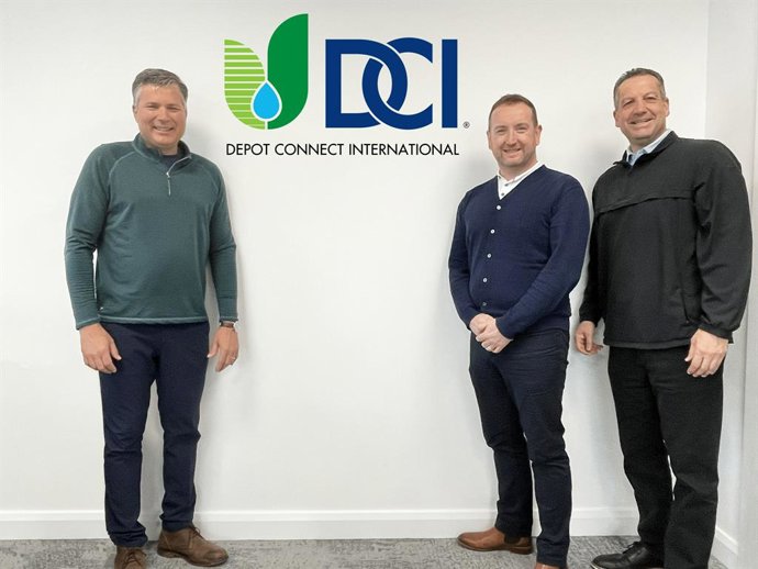 DCI CEO Scott Harrison with Antony Leighton, President, European Operations and Tony Morsovillo, CRO