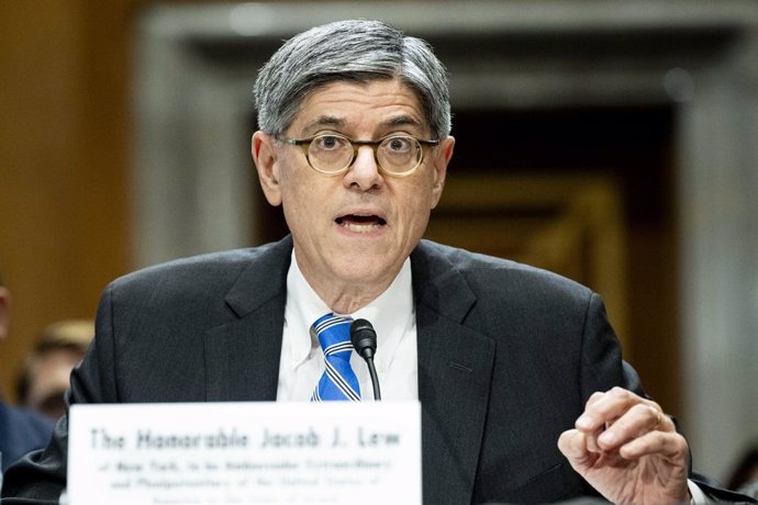 October 18, 2023, Washington, District of Columbia, USA: JACK LEW, of New York, nominee to be the American Ambassador to the State of Israel, speaking at a hearing of the Senate Foreign Relations Committee at the U.S. Capitol.