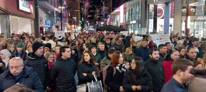 Manifesten a Andorra per un habitatge digne