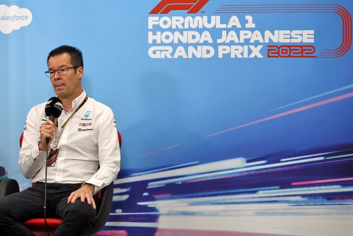 Archivo - Mike Elliott (GBR) Mercedes AMG F1 Technical Director; portrait, in the FIA Press Conference during the Formula 1 Honda Japense Grand Prix 2022, 18th round of the 2022 FIA Formula One World Championship from Octobre 7 to 9, 2022 on the Suzuka In