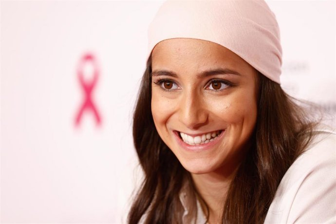 La taekwondista española Adiana Cerezo, durante una entrevista a Europa Press.