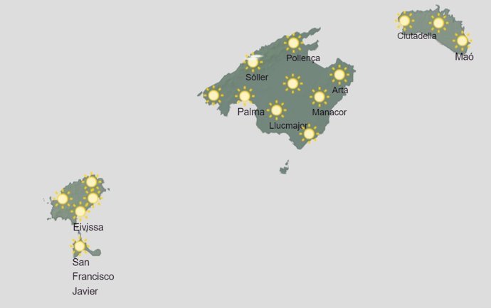 Predicción del tiempo para este miércoles 1 de noviembre.