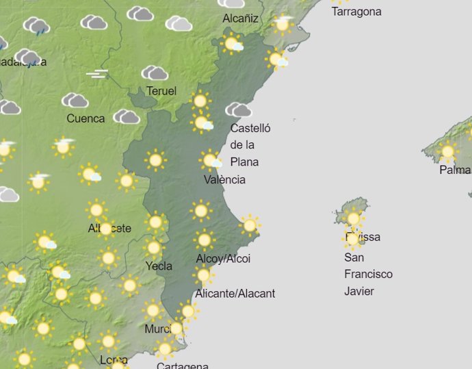 Predicción meteorológica para este miércoles 1 de noviembre