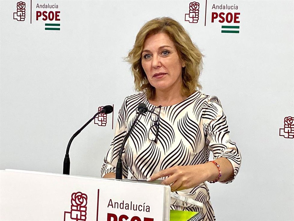 Archivo - La parlamentaria andaluza del PSOE Ana Romero.