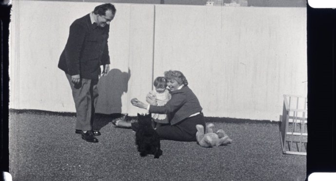 Rafael Alberti y María Teresa León durante un fragmento del cortometraje.