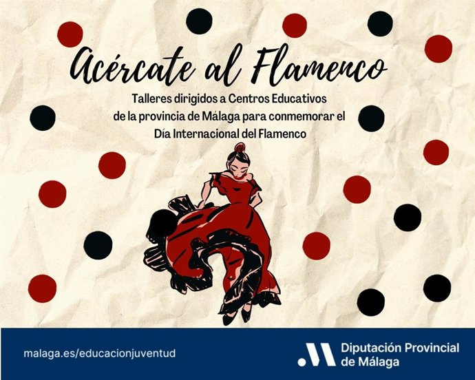 La Diputación de Málaga celebra el Día Internacional del Flamenco con talleres didácticos para 6.500 escolares