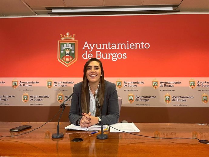 Andrea Ballesteros, tras la Junta de Gobierno de hoy.