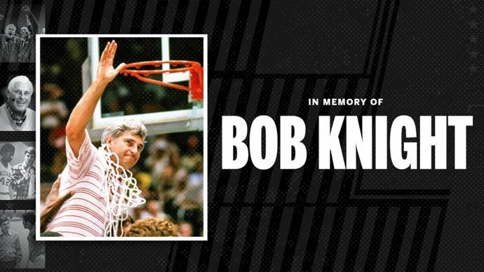 Imagen anunciando el fallecimiento de Bobby Knight