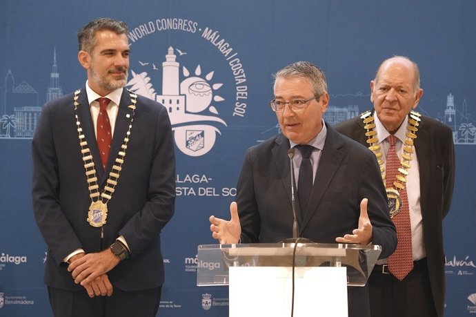 Francisco Salado, en la inauguración de la edición número 82 del congreso de Skal Internacional, una organización de profesionales del sector turístico que está presente en más de 76 países.