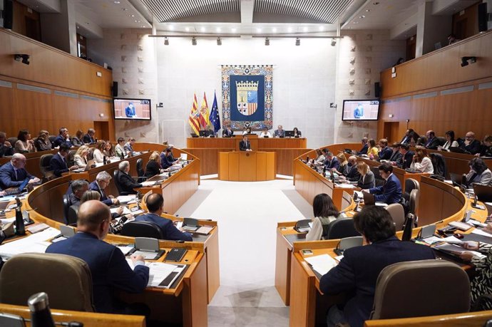 Hemiciclo de las Cortes de Aragón.