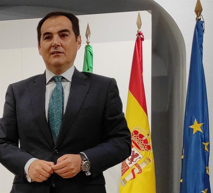 El consejero de Justicia, Administración Local y Función Pública de la Junta de Andalucía, José Antonio Nieto.