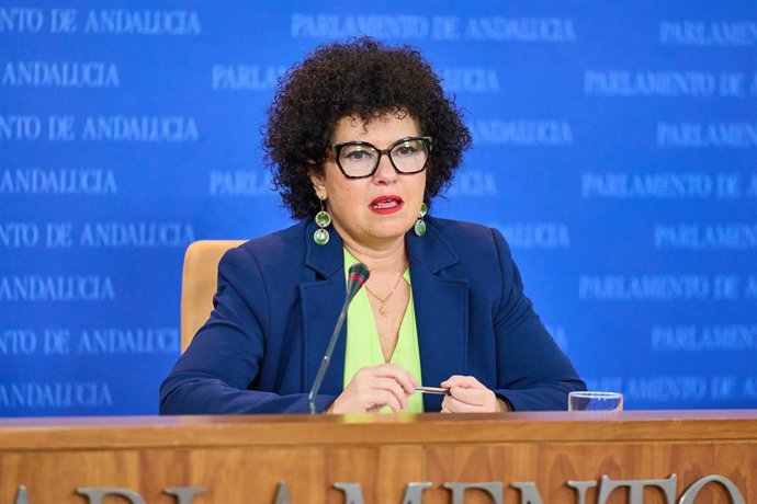 La portavoz adjunta del Grupo Mixto-Adelante Andalucía, Maribel Mora, en una imagen de archivo. 
