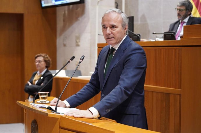 El presidente del Gobierno de Aragón, Jorge Azcón.