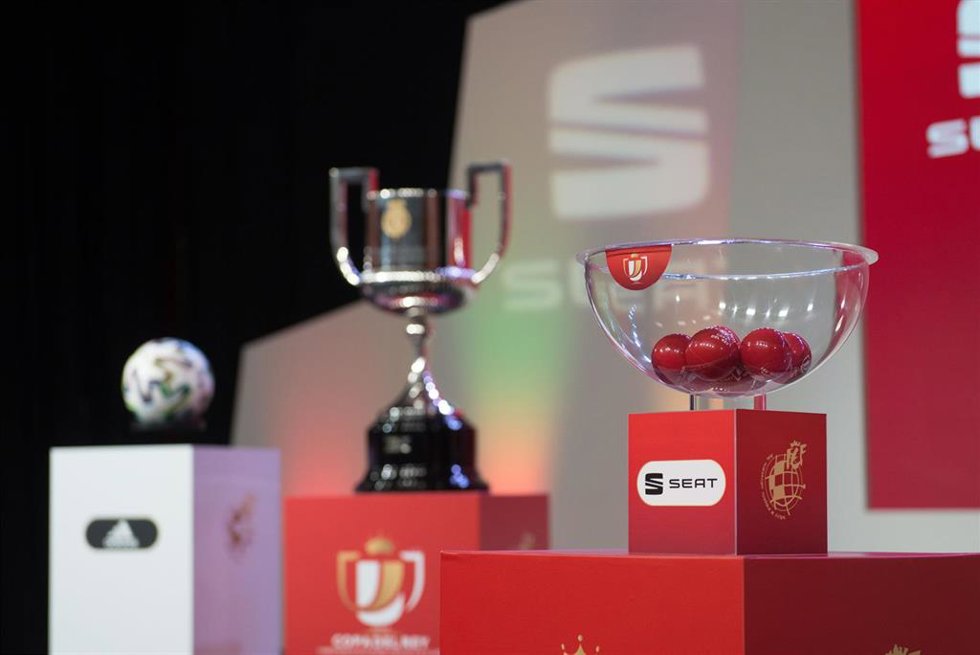Archivo - Details Draw 1/4 of Final Copa del Rey at Ciudad del Futbol on January 26, 2020 in Madrid, Spain.
