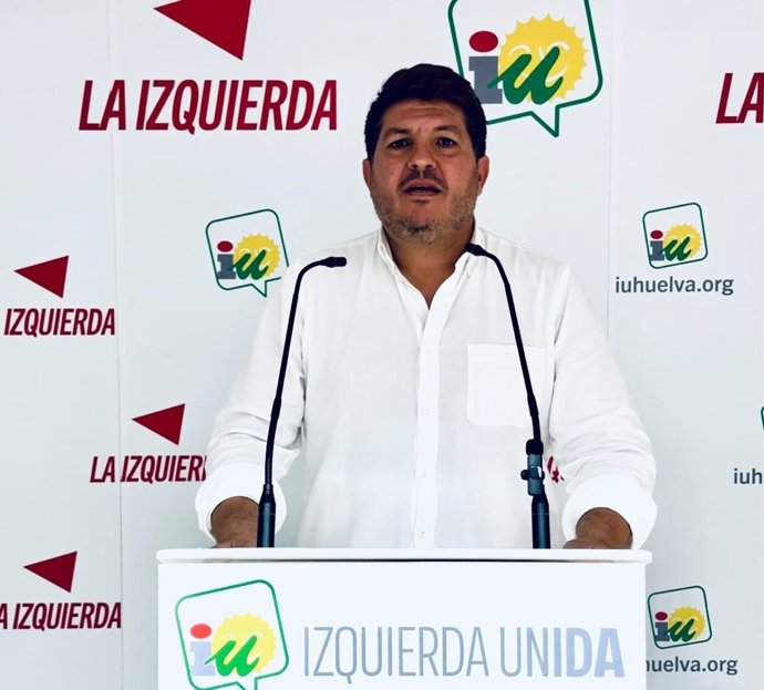 El coordinador provincial de Izquierda Unida en Huelva, Marcos Toti.