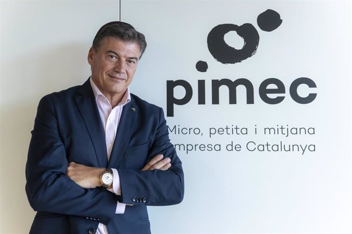 Archivo - El presidente de la patronal Pimec, Antoni Cañete