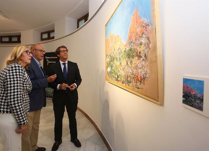 Una muestra con 29 cuadros del abogado Mariano Ibáñez ensalza el dominio de color en la Diputación de Alicante