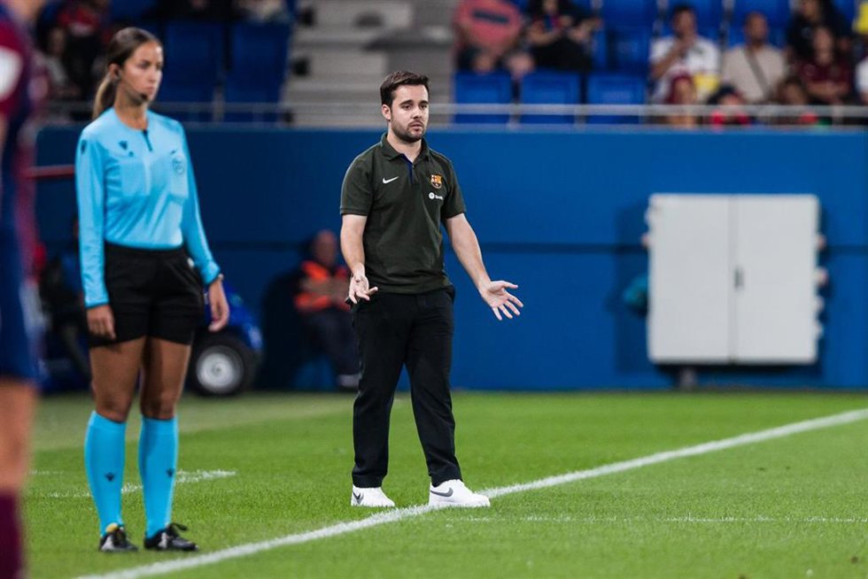 Jonatan Giráldez, entrenador del Bara Femení.