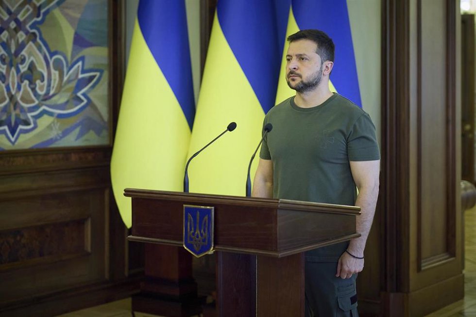 El presidente de Ucrania, Volodimir Zelenski