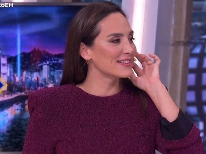 TAMARA FALCÓ DURANTE LA TERTULIA DE 'EL HORMIGUERO'