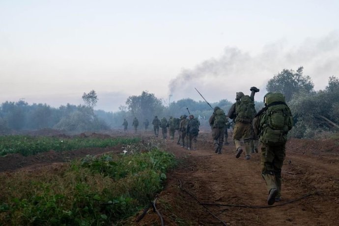 Militares del Ejército de Israel en la Franja de Gaza