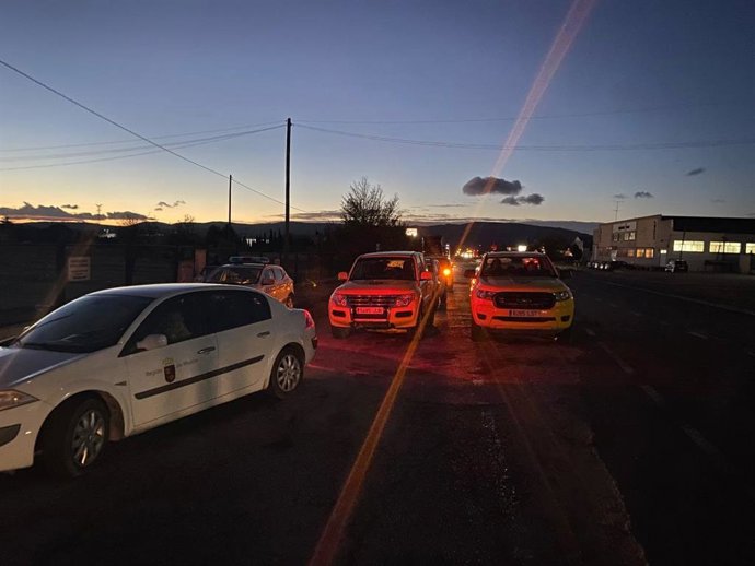 Dos columnas de acción exterior acuden al incendio Montitxelvo en apoyo a los medios de la Comunidad Valenciana