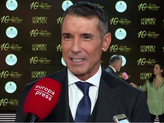 Jesús Vázquez en la presentación de la nueva campaña 'Juntos brillamos más'