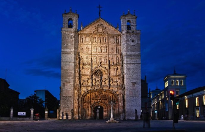 La iglesia de San Pablo en Valladolid.