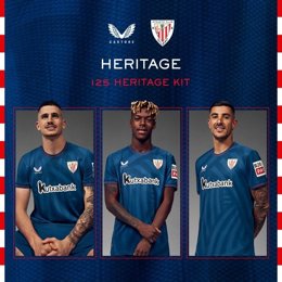 El Athletic Club presenta su nueva equipación para celebrar sus 125 años de historia