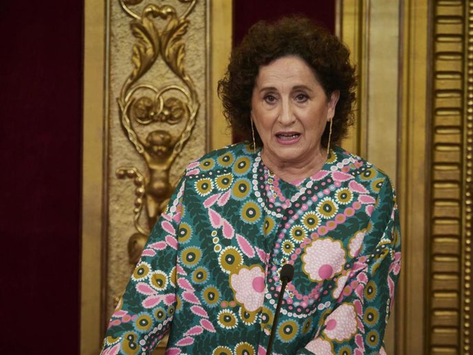 Archivo - La consejera de Derechos Sociales, Economía Social y Empleo del Gobierno de Navarra, Carmen Maeztu.