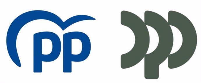El PSOE denuncia que la Diputación de Pontevedra presenta un nuevo logotipo "que se parece bastante al del PP"