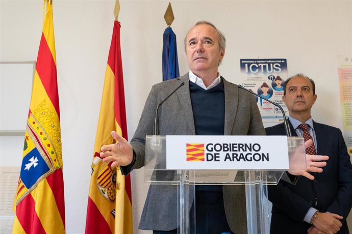 El presidente del Gobierno de Aragón, Jorge Azcón.