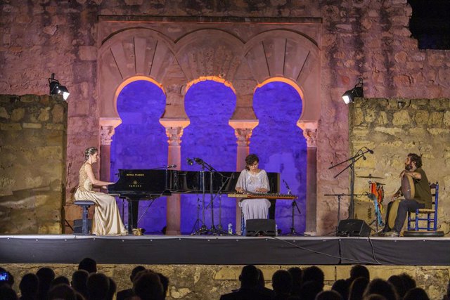 Archivo - Concierto del Festival Internacional de Piano (FIP) Guadalquivir en Medina Azahara en Córdoba.