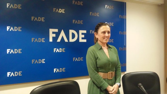 Archivo - Imagen de archivo de la presidenta de FADE, María Calvo