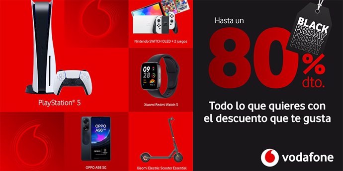 Ofertas de Vodafone por Black Friday