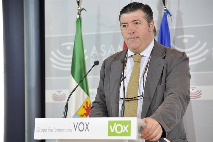 El diputado de Vox en la Asamblea Javier Bravo Arrobas.